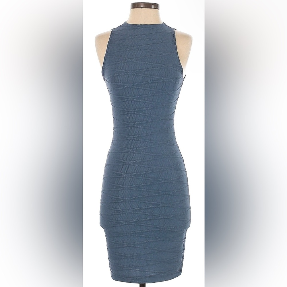 Like New Windsor Mini High Neck Blue Dress Size M